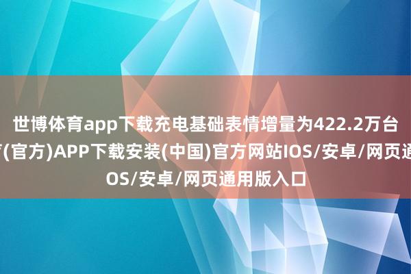 世博体育app下载充电基础表情增量为422.2万台-世博体育(官方)APP下载安装(中国)官方网站IOS/安卓/网页通用版入口