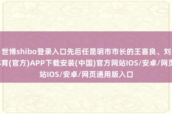 世博shibo登录入口先后任昆明市市长的王喜良、刘佳晨-世博体育(官方)APP下载安装(中国)官方网站IOS/安卓/网页通用版入口